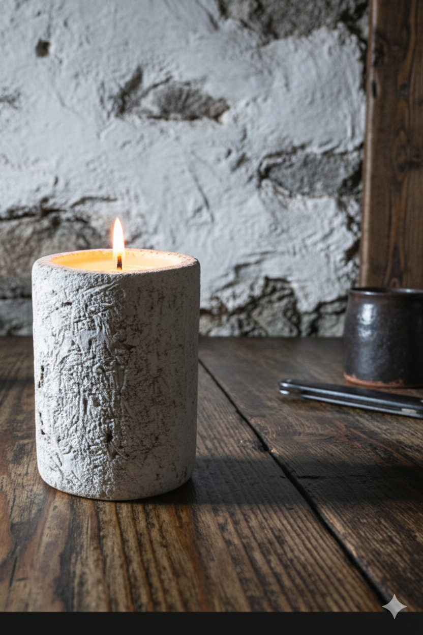 Candela profumata artigianale in cera di soia – Linea I Lui Cliff | Vegan & cruelty-free | Fatto a mano | AriA handmade creations - immagine 6