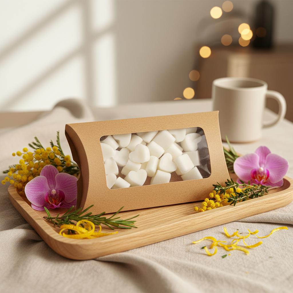 Wax melts artigianali in cera di soia – Linea Le Scioglievoli Batticuore| Vegan & cruelty-free | AriA Handmade Creations