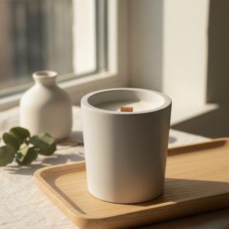 Candela profumata artigianale in cera di soia – Linea Le Tue Materia| Vegan & cruelty-free, fatta a mano | AriA Handmade Creations