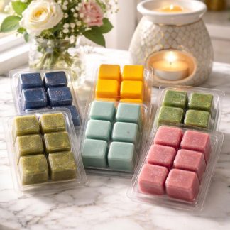 Wax melts artigianali in cera di soia – Linea Le Scioglievoli I Quadretti| Vegan & cruelty-free | AriA Handmade Creations