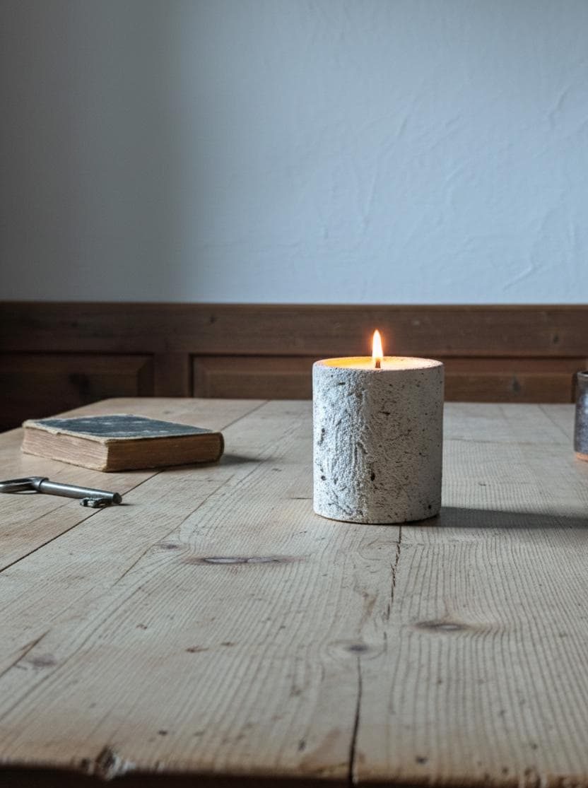 Candela profumata artigianale in cera di soia – Linea I Lui Cliff | Vegan & cruelty-free | Fatto a mano | AriA handmade creations - immagine 3
