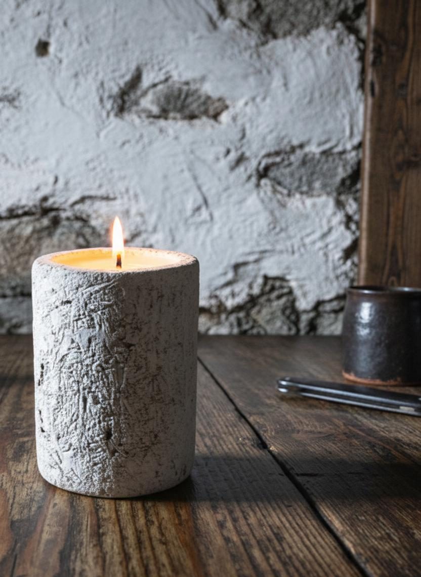 Candela profumata artigianale in cera di soia – Linea I Lui Cliff | Vegan & cruelty-free | Fatto a mano | AriA handmade creations - immagine 2