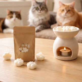 Wax melts artigianali in cera di soia – Linea le zampette| impronte| Vegan & cruelty-free | Fatto a mano | AriA handmade creations