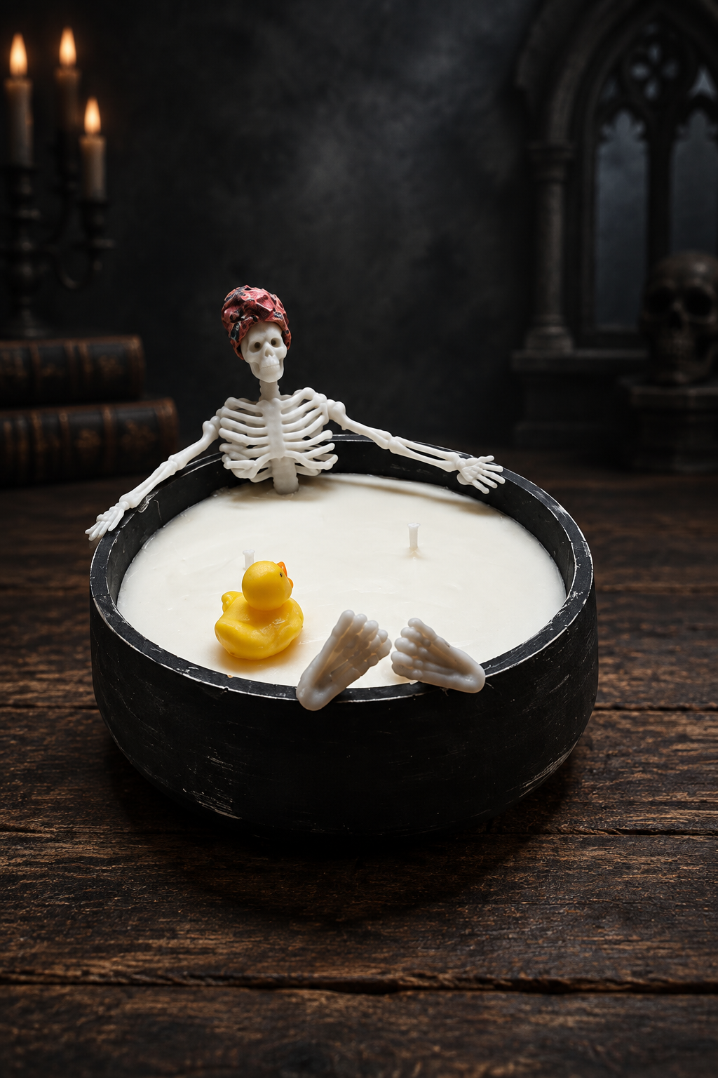 Candela profumata artigianale in cera di soia – Collezione Le Limited Edition | R.I.P. Relax in Peace| Contenitore in polvere ceramica fatto a mano| Vegan & cruelty-free | AriA Handmade Creations - immagine 5
