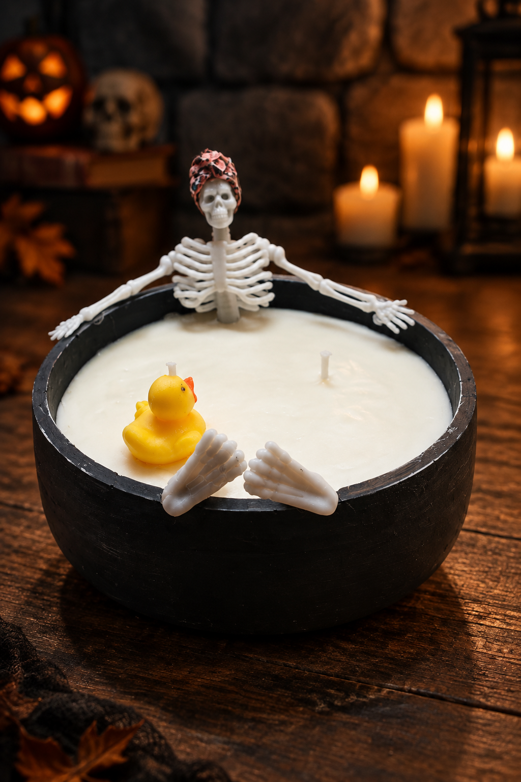 Candela profumata artigianale in cera di soia – Collezione Le Limited Edition | R.I.P. Relax in Peace| Contenitore in polvere ceramica fatto a mano| Vegan & cruelty-free | AriA Handmade Creations - immagine 3