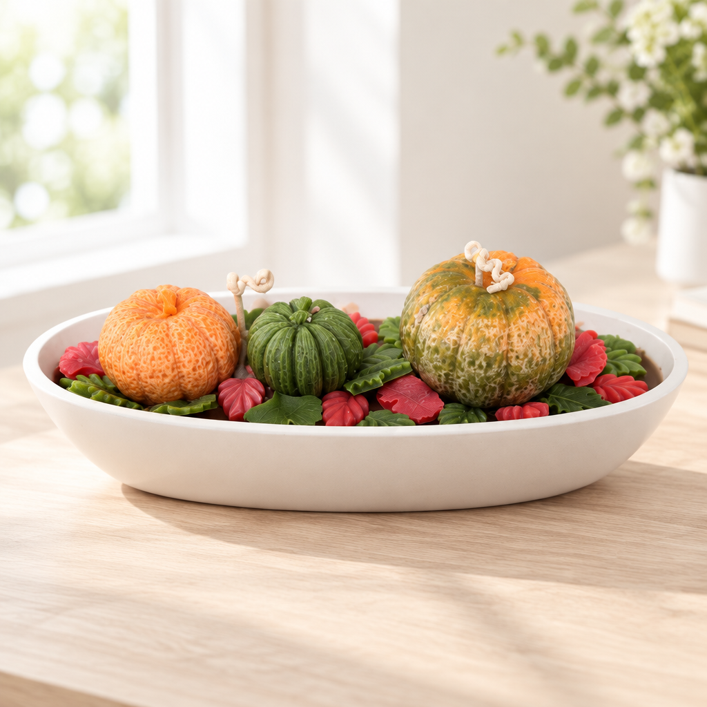 Candela profumata artigianale in cera di soia – Collezione Le Zuccose autunnali | Autumn Stroll | Vegan & cruelty-free | AriA Handmade Creations - immagine 18