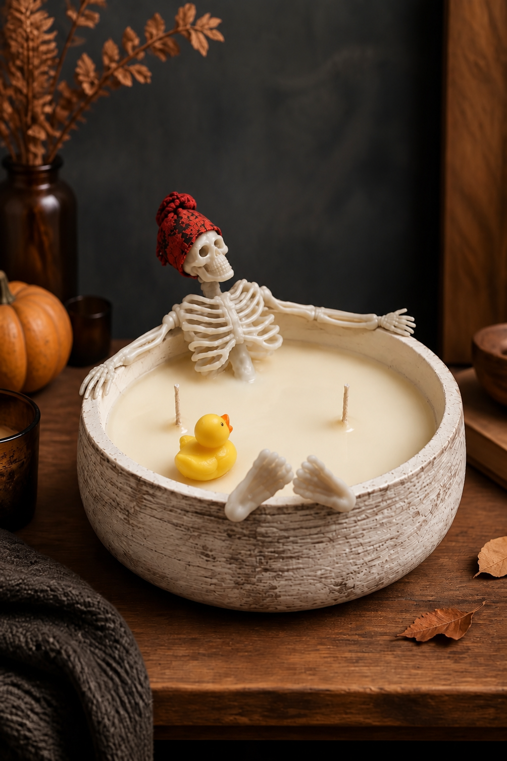 Candela profumata artigianale in cera di soia – Collezione Le Limited Edition | R.I.P. Relax in Peace| Contenitore in polvere ceramica fatto a mano| Vegan & cruelty-free | AriA Handmade Creations - immagine 4
